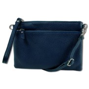 Toscanto Damen Jugend Handgelenktasche Leder Tasche blau OTT816UB