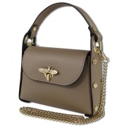 Toscanto Damen Leder Tasche taupe beige OTT817UC
