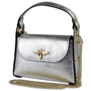 Toscanto Damen Leder Tasche silber OTT817UJ