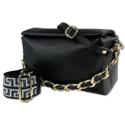 Toscanto Damen Jugend Citytasche Leder Tasche schwarz OTT818US