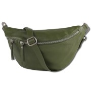 Toscanto Damen Gürteltasche Leder Tasche grün OTT820BG