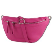 Toscanto Damen Gürteltasche Leder Tasche pink fuchsia OTT820BP