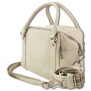Toscanto Damen Jugend Citytasche Leder Tasche beige OTT822UI