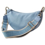 Toscanto Damen Jugend Citytasche Leder Tasche hellblau OTT823BF