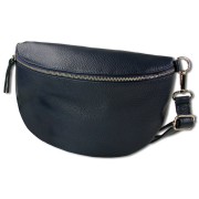 Toscanto Damen Gürteltasche Leder Tasche dunkelblau OTT825BB