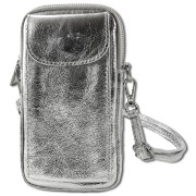 Toscanto Damen Handtasche Leder Tasche silber OTT827SJ