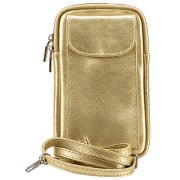 Toscanto Damen Umhängetasche Handtasche Leder Tasche gold OTT827SZ