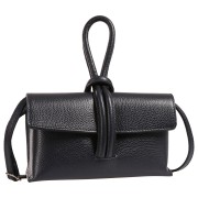 Toscanto Damen Abendtasche Umhängetasche Leder Tasche dunkelblau OTT834AB
