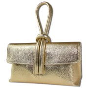 Toscanto Damen Abendtasche Leder Tasche gold OTT834AZ