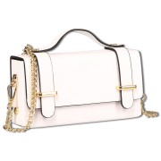 Toscanto Damen Handtasche Leder Tasche weiß OTT841HW1