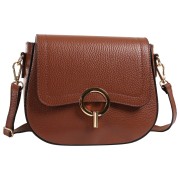 Toscanto Damen Umhängetasche Leder Tasche braun OTT843UN5