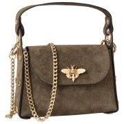 Toscanto Damen Umhängetasche Leder Tasche olivgrün OTT844UG6