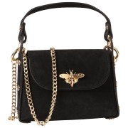 Toscanto Damen Umhängetasche Leder Tasche schwarz OTT844US1