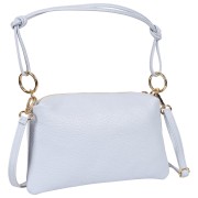 Toscanto Damen Umhängetasche Leder Tasche hellblau OTT861UH2