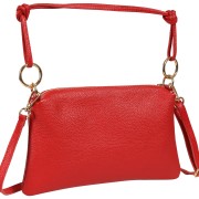 Toscanto Damen Umhängetasche Leder Tasche rot OTT861UR3
