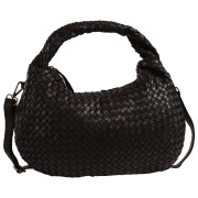 Toscanto Damen Schultertasche Leder Tasche schwarz OTT866SS1