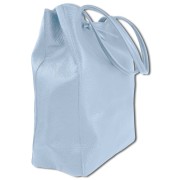 Toscanto Damen Shopper Leder Tasche hellblau OTTM107SH