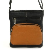 DrachenLeder Damen Handtasche Leder schwarz OTZ101S