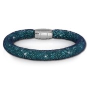 SilberDream Glitzerarmband Minikristalle türkis 20cm Armband Damen SDA050T0