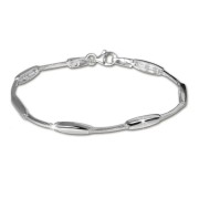 SilberDream Armband Design 925 Sterling Silber 19,3cm Silberarmband SDA404