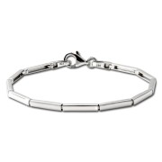 SilberDream Armband Line matt/glänzend 925 Sterling Silber 18,5cm SDA452J