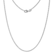 SilberDream Zopfanker Kette 925 Sterling Silber Damen 45cm SDK27945J