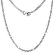 SilberDream Kette Kugel diamantiert 925 Silber 45cm Damen Kette SDK28545J