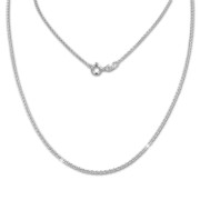 SilberDream Kette Anker rund 925 Sterling Silber 42cm Damen Halskette SDK28842J