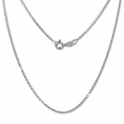 SilberDream Kette Anker diamantiert 925er Silber 42cm Damen Halskette SDK28942J