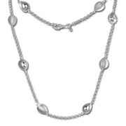 SilberDream Collier Tropfen 925 Sterling Silber 45,5cm Halskette SDK416