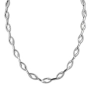 SilberDream Collier Kette Ranke 925er Silber 45cm Damen Halskette SDK465J