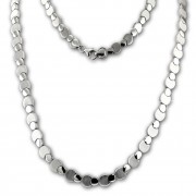 SilberDream Collier Kette Circles 925er Silber 44,5cm Damen Halskette SDK474J