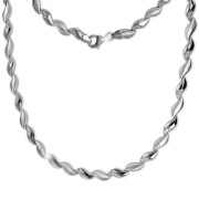 SilberDream Collier Glamour Zirkonia weiß 925er Silber 44,5cm Kette SDK4808W