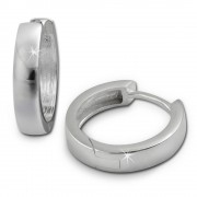 SilberDream Creole Glanz 15mm 925 Sterling Silber Ohrring SDO348S