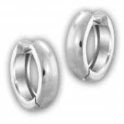 SilberDream Creole Glanz 15mm 925 Sterling Silber Ohrring SDO4299J