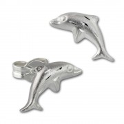 Kinder Ohrring Delfin 925er Sterling Silber Kinderschmuck TW SDO594J