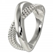 SilberDream Ring Crossed Gr.62 Silberring aus 925er Silber SDR413J62