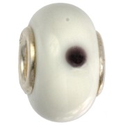 IMPPAC Glas 925 Bead Spacer cream European Beads SMB8074