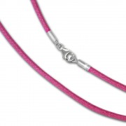 IMPPAC Textil Armband 925 pink für European Beads SML8419