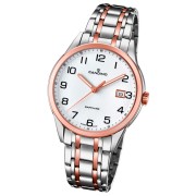 Candino Herren-Uhr Edelstahl silber roségold C4616/1 Quarz Klassisch UC4616/1