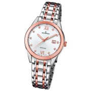 Candino Damen-Armbanduhr Edelstahl silber braun C4617/2 Quarz Klassisch UC4617/2