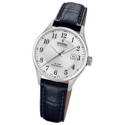 Festina Damenuhr Swiss Made Armbanduhr Leder schwarz UF20009/5