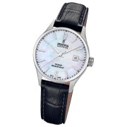 Festina Damenuhr Swiss Made Armbanduhr Leder schwarz UF20009/7