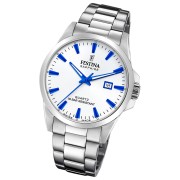 Festina Herrenuhr Swiss Made Armbanduhr Edelstahl silber UF20024/5