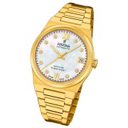 Festina Damenuhr Edelstahl gold Festina Swiss made Armbanduhr UF20033/1