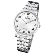 Festina Herrenuhr Swiss Made Armbanduhr Edelstahl silber UF20045/1