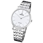 Festina Herrenuhr Swiss Made Armbanduhr Edelstahl silber UF20045/2