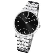 Festina Herrenuhr Swiss Made Armbanduhr Edelstahl silber UF20045/4