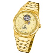 Festina Herrenuhr Swiss Made Armbanduhr Edelstahl gold UF20062/2