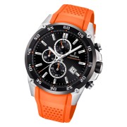 Festina Herren Armbanduhr The Originals F20330/4 Quarz PU orange UF20330/4